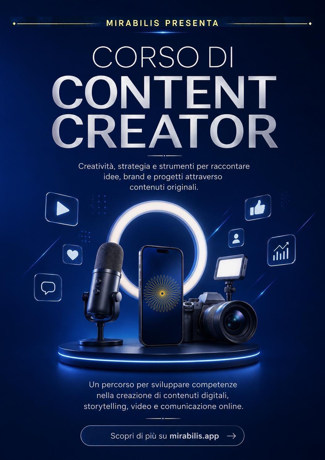 Corso di Content Creator Mirabilis
